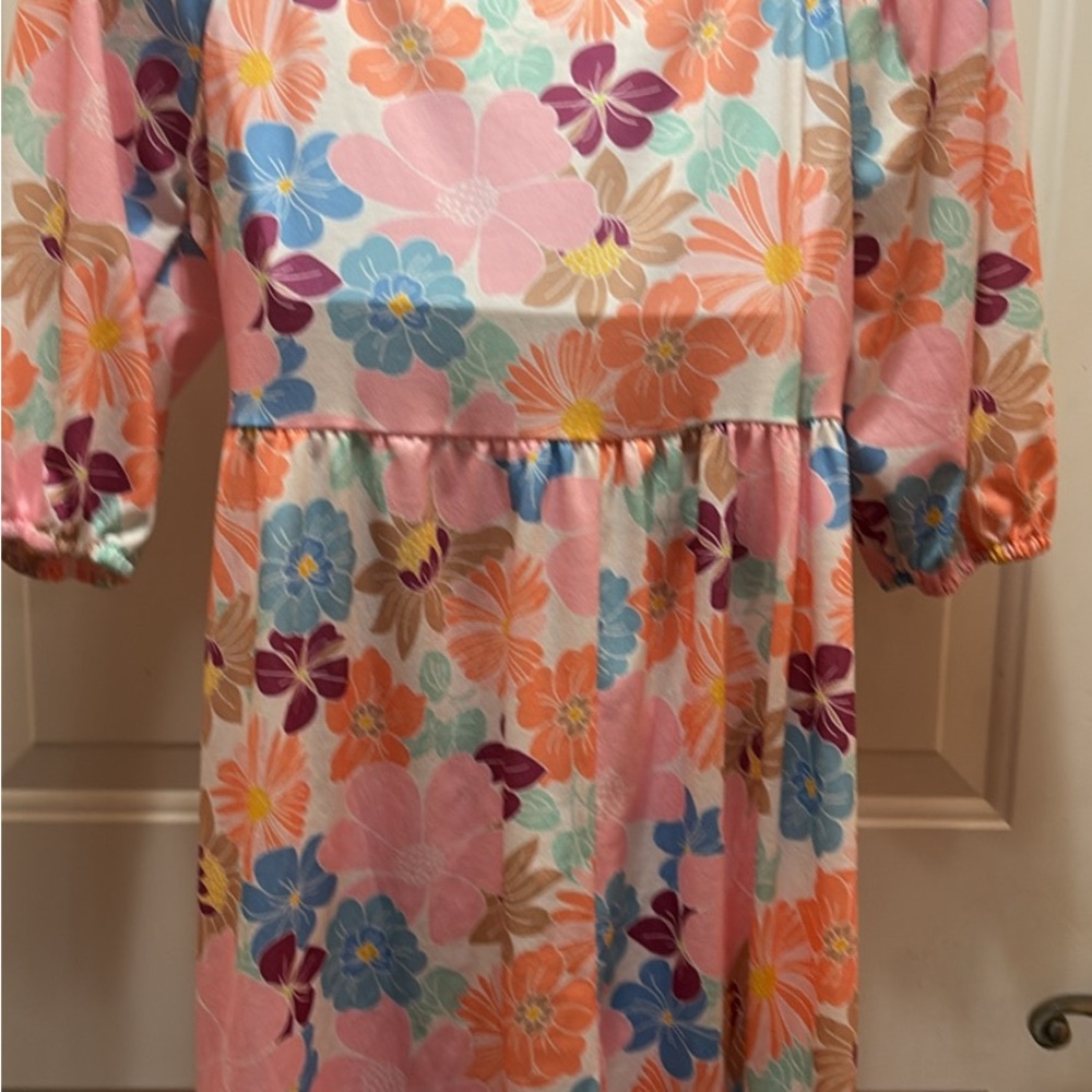 Floral Multicolor Dress - Picture 4 of 4